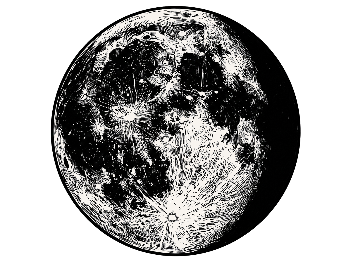 Abnehmender Mond